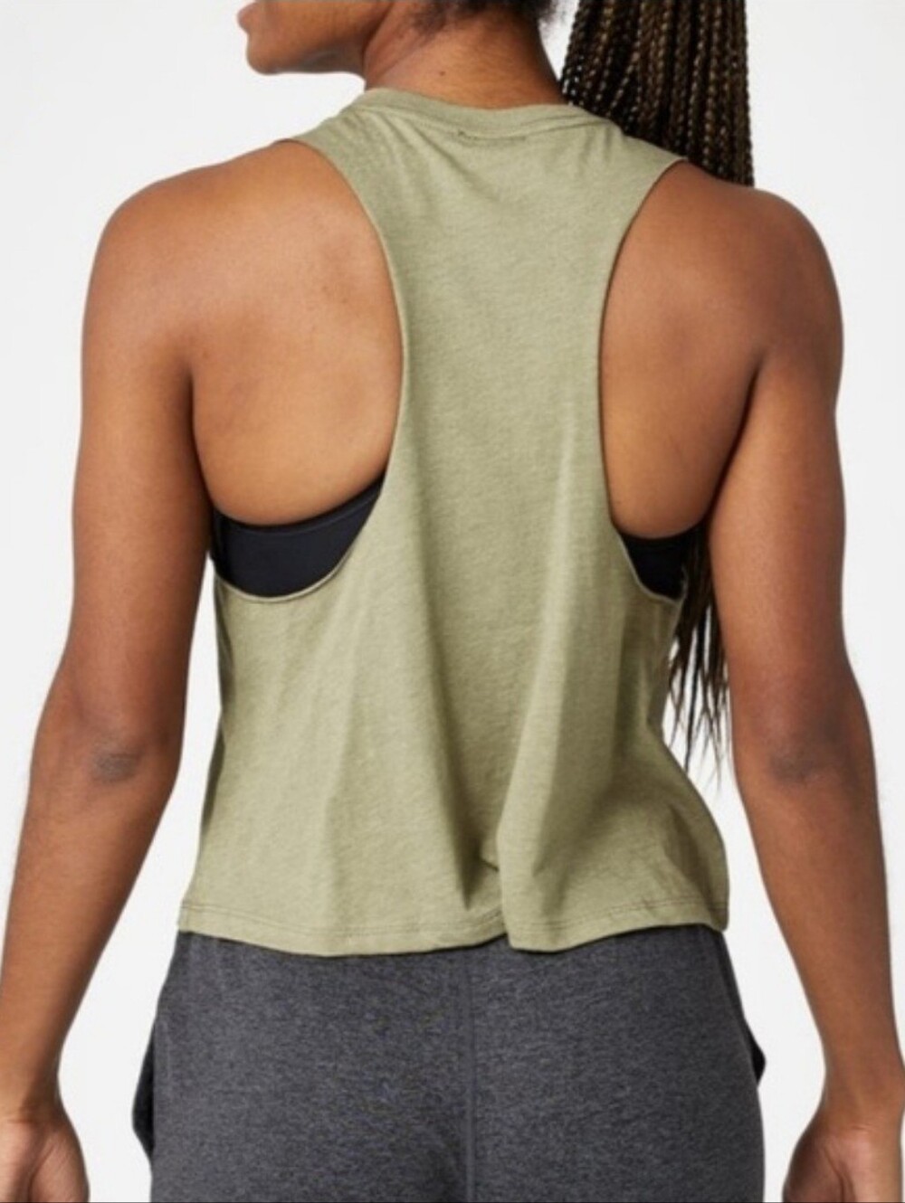 VUORI V1 Mod Tank Quick Dry Heather Olive Sz XS - Picture 2 of 5